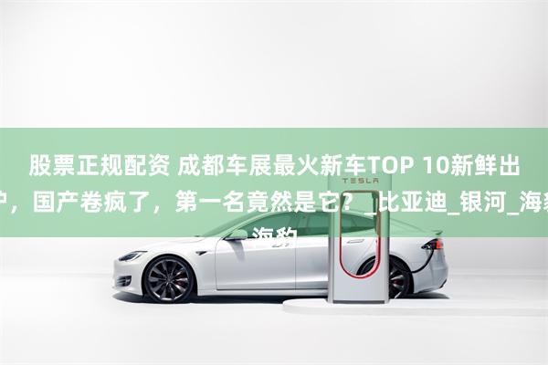 股票正规配资 成都车展最火新车TOP 10新鲜出炉，国产卷疯了，第一名竟然是它？_比亚迪_银河_海豹