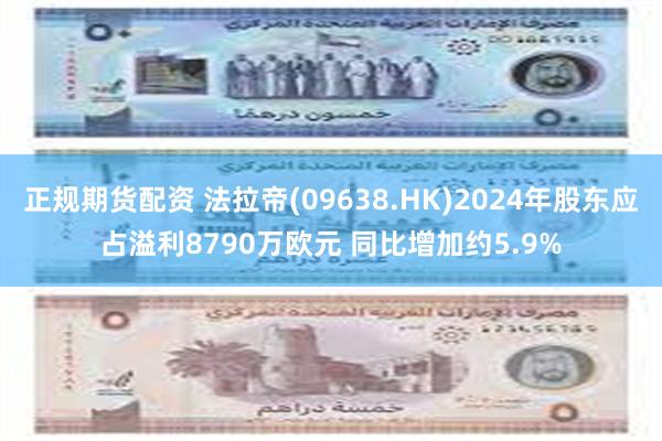 正规期货配资 法拉帝(09638.HK)2024年股东应占溢利8790万欧元 同比增加约5.9%
