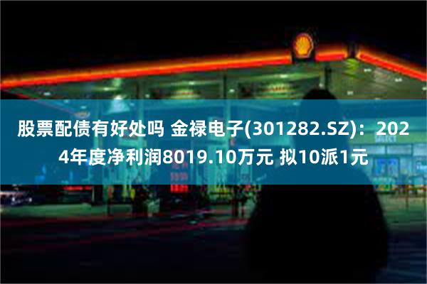 股票配债有好处吗 金禄电子(301282.SZ):2024年度净利润8019.10万元 拟10派1元