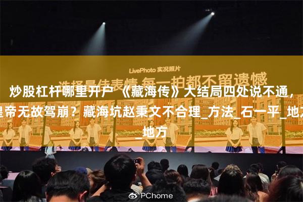 炒股杠杆哪里开户 《藏海传》大结局四处说不通，皇帝无故驾崩？藏海坑赵秉文不合理_方法_石一平_地方