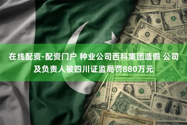 在线配资-配资门户 种业公司西科集团造假 公司及负责人被四川证监局罚880万元